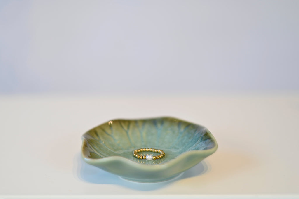 Perlenring gold mit Süßwasserperle - Highlight Alltagsring bequem und wasserfest