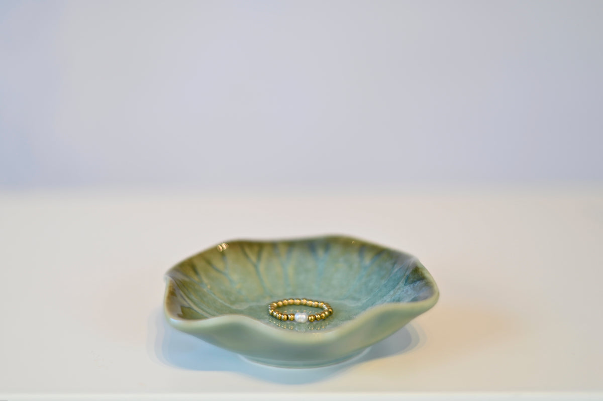Perlenring gold mit Süßwasserperle - Highlight Alltagsring bequem und wasserfest