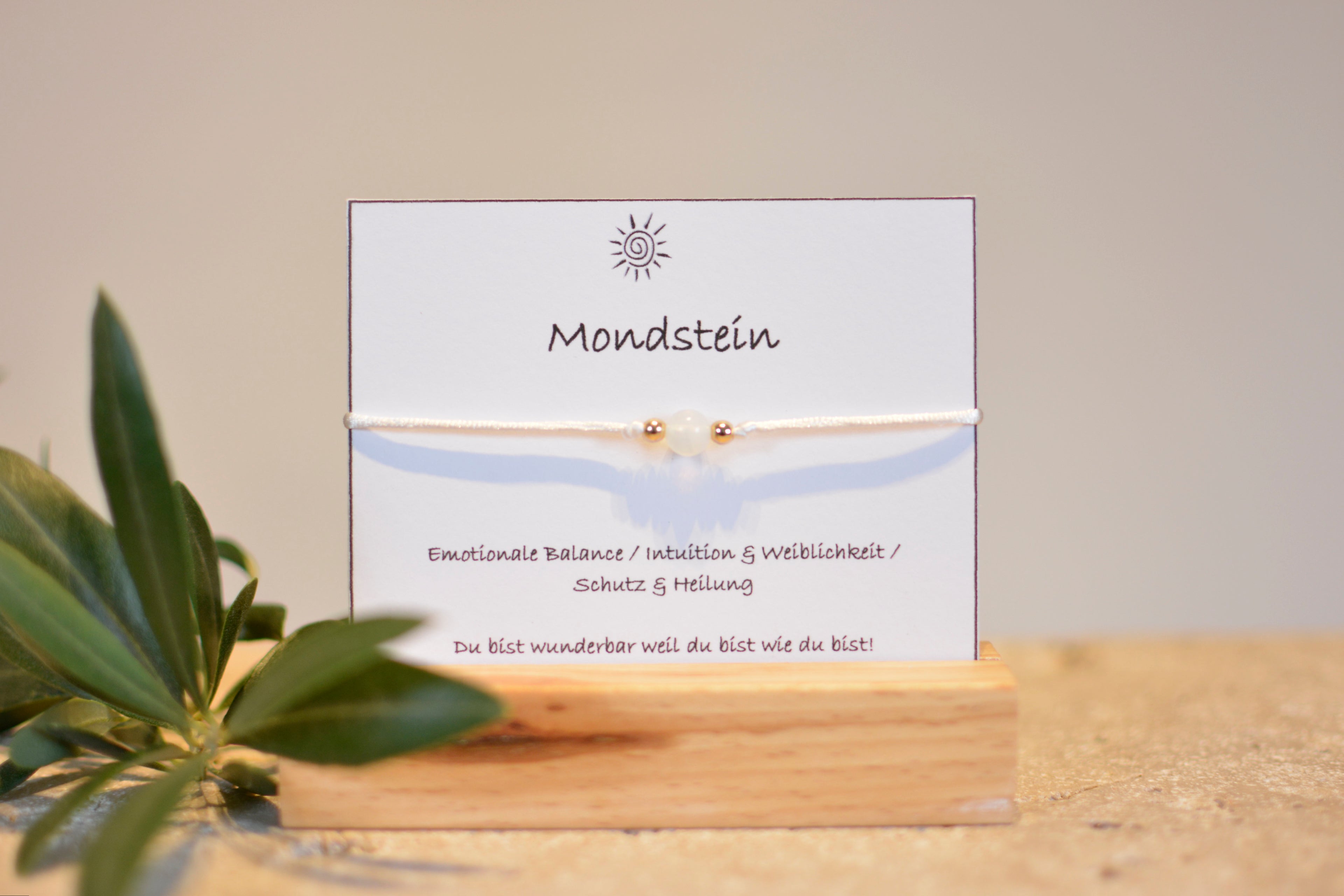 Mondschein‑Eleganz – Armband mit echtem Mondstein