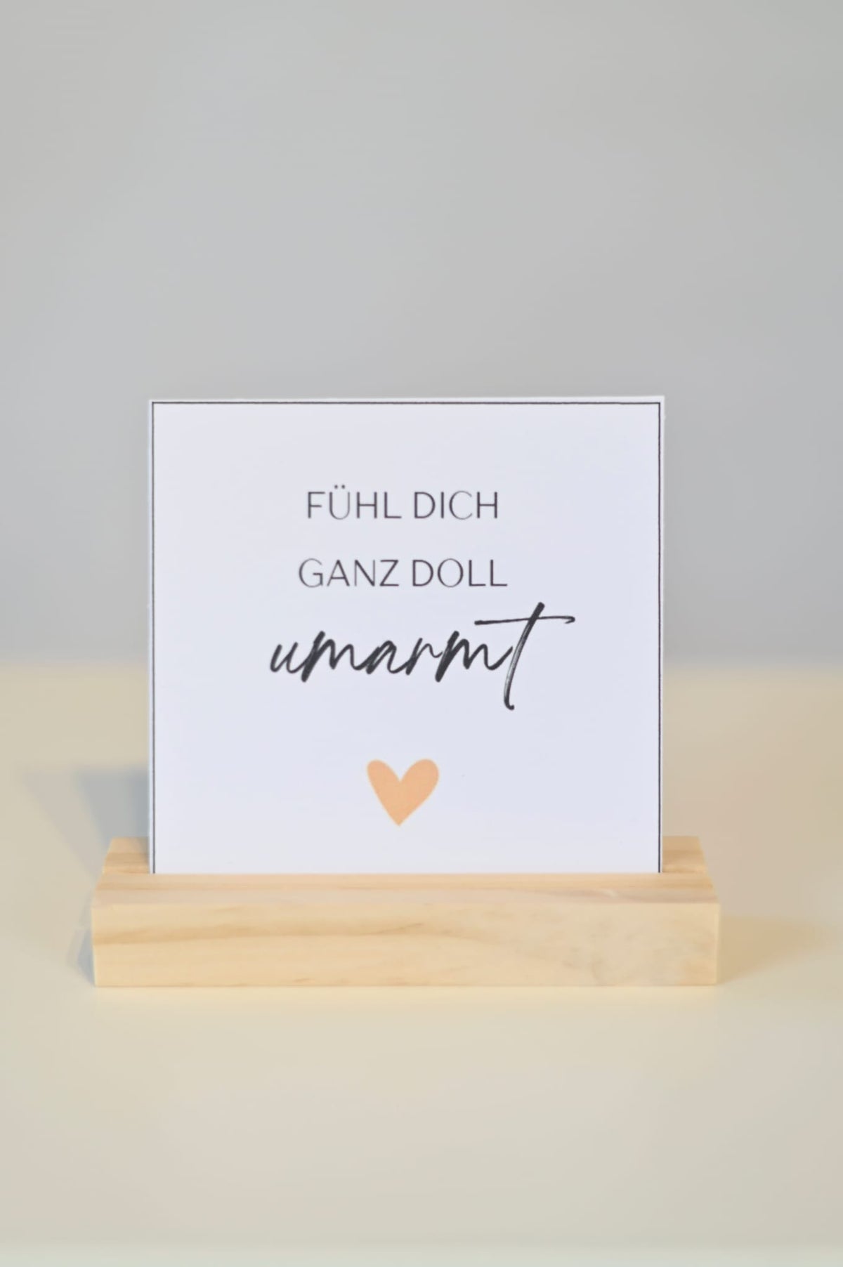 Geschenkkarte - Frohe Weihnachten/Alles Gute zur Taufe/ Mutmacher/ Nur für Dich/ Lieblingsmensch/ Führ dich ganz doll umarmt