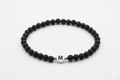 Lavaperlen‑Armband – personalisierbar mit Initialen