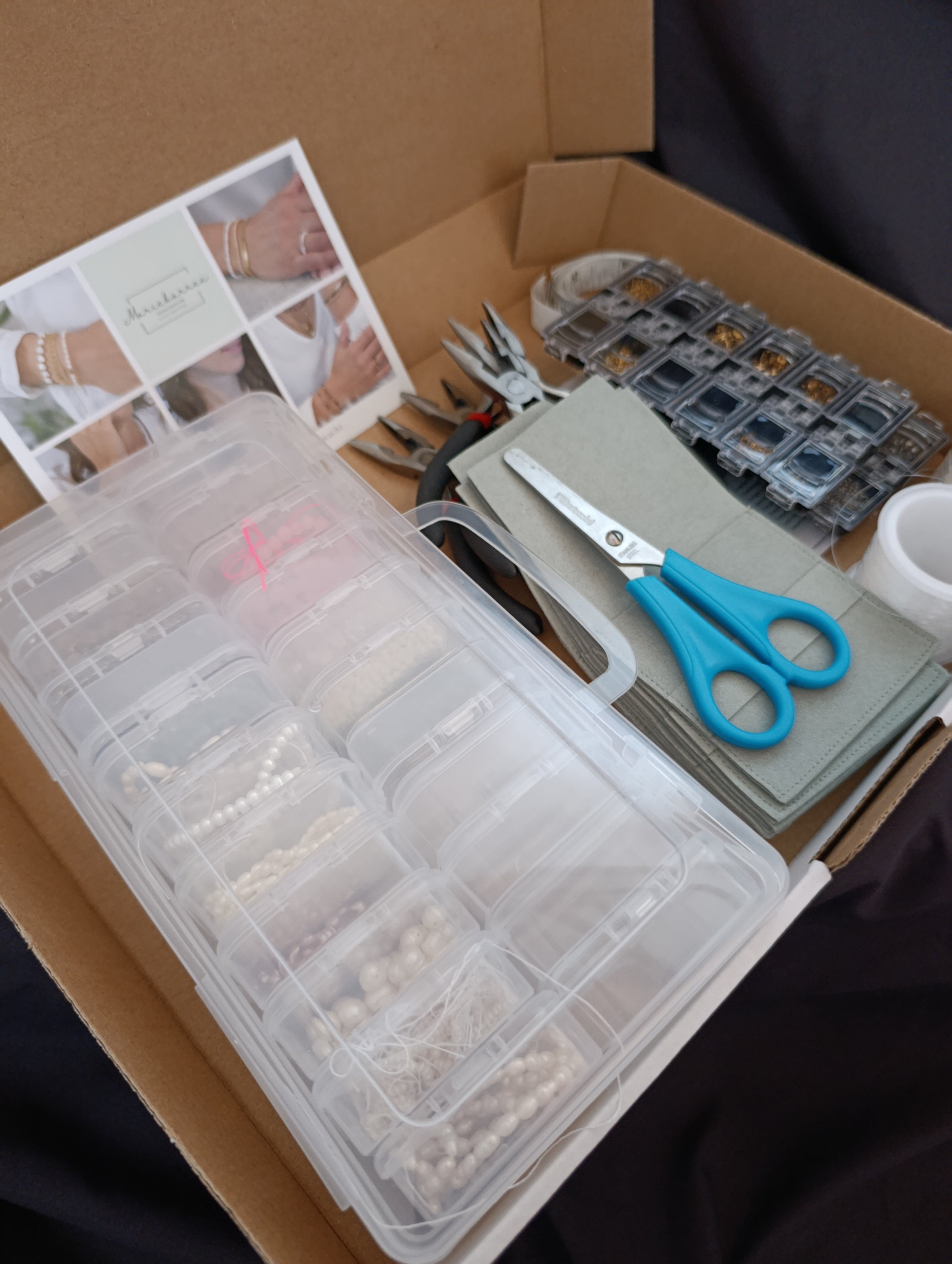 Süßwasserperlen DIY Armband Box – Perfekt für JGA und Mädelsabend