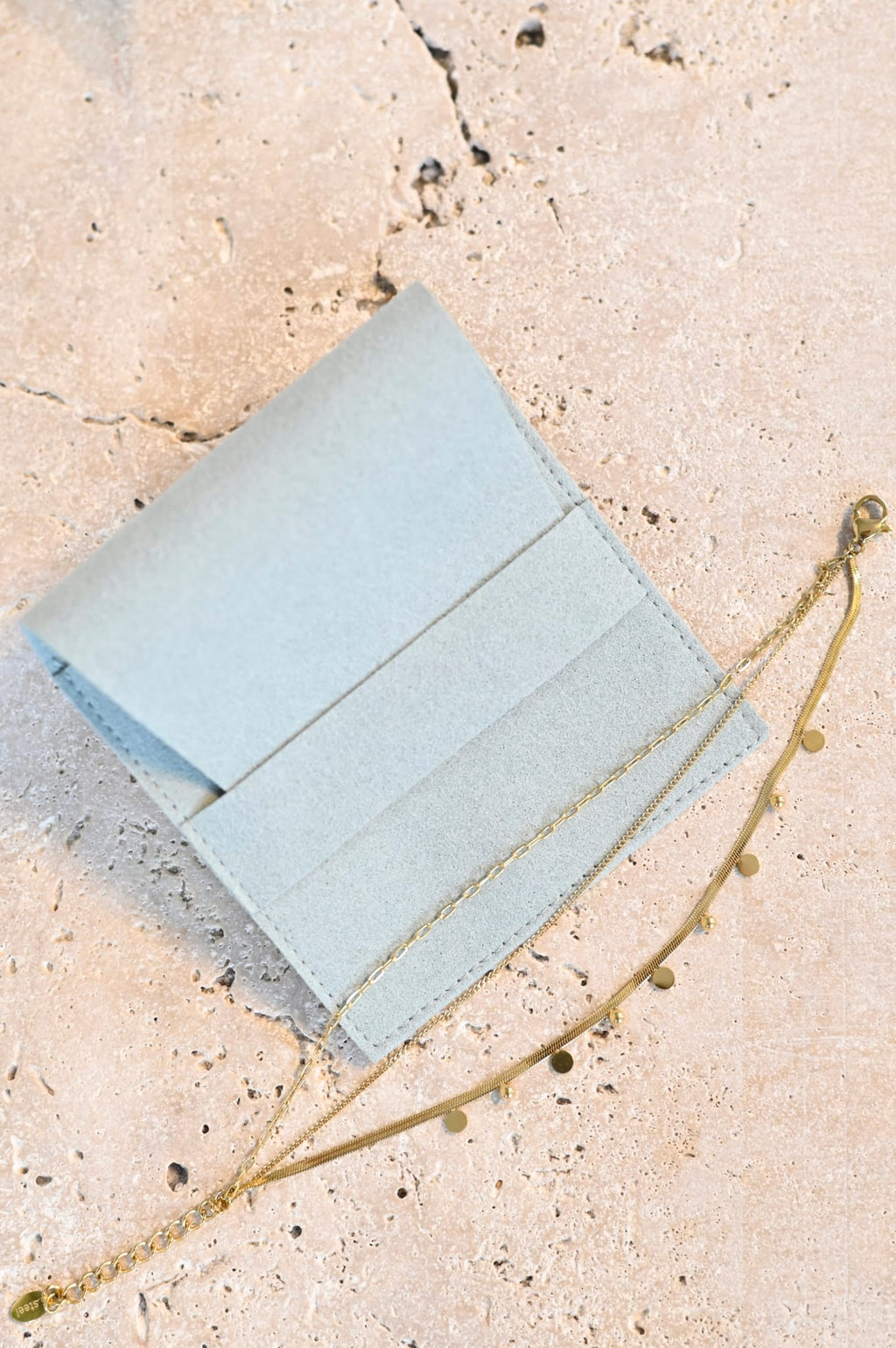 3-teiliges Gliederarmband - Plättchen Set
