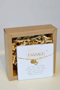 Kette - Geschenk für Deine Hebamme - Pfingstrose inkl. Geschenkverpackung