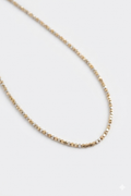 Elegantes Collier aus vergoldeten Hexagon-Elementen (auch in silber verfügbar)