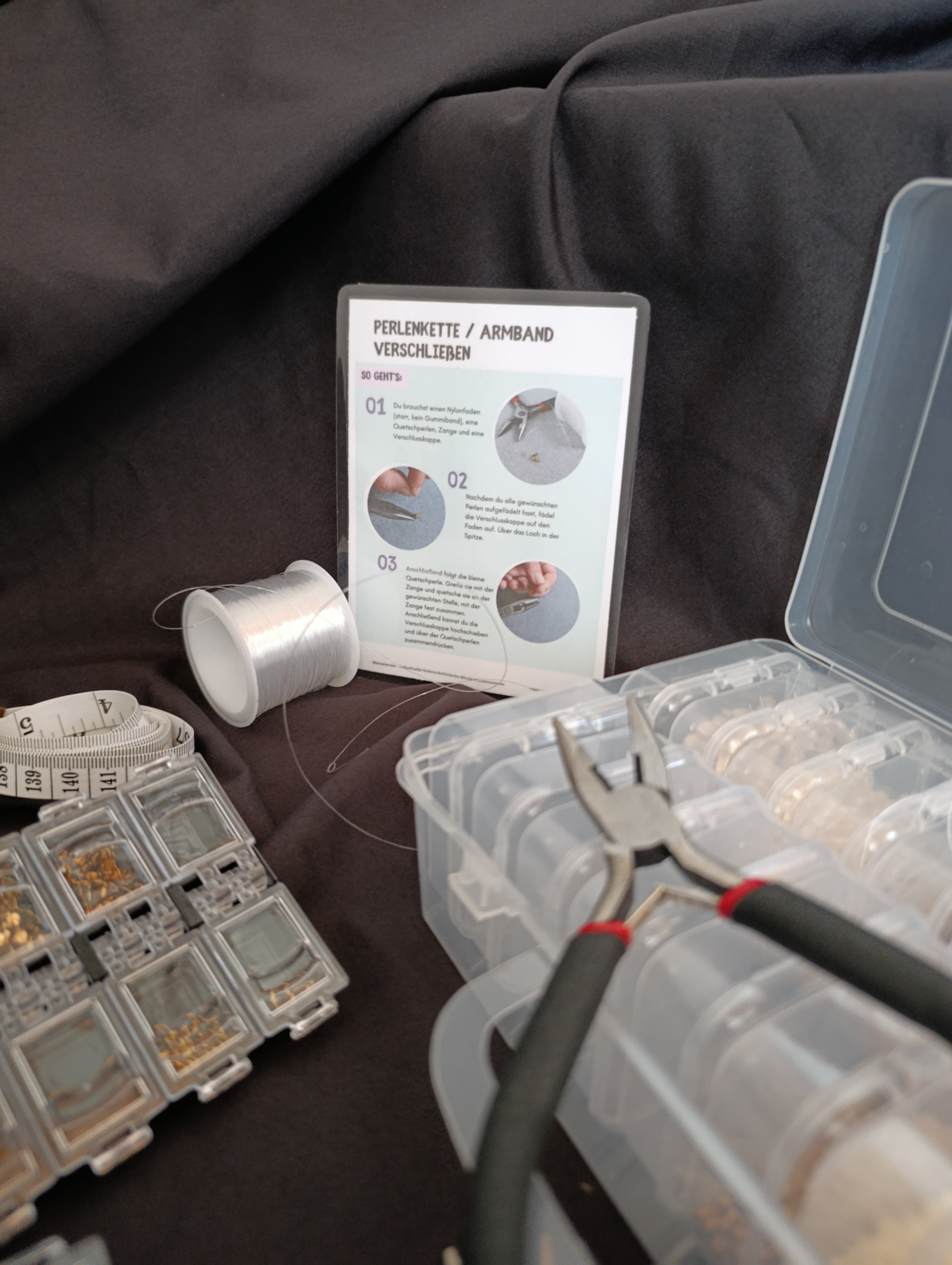 Süßwasserperlen DIY Armband Box – Perfekt für JGA und Mädelsabend