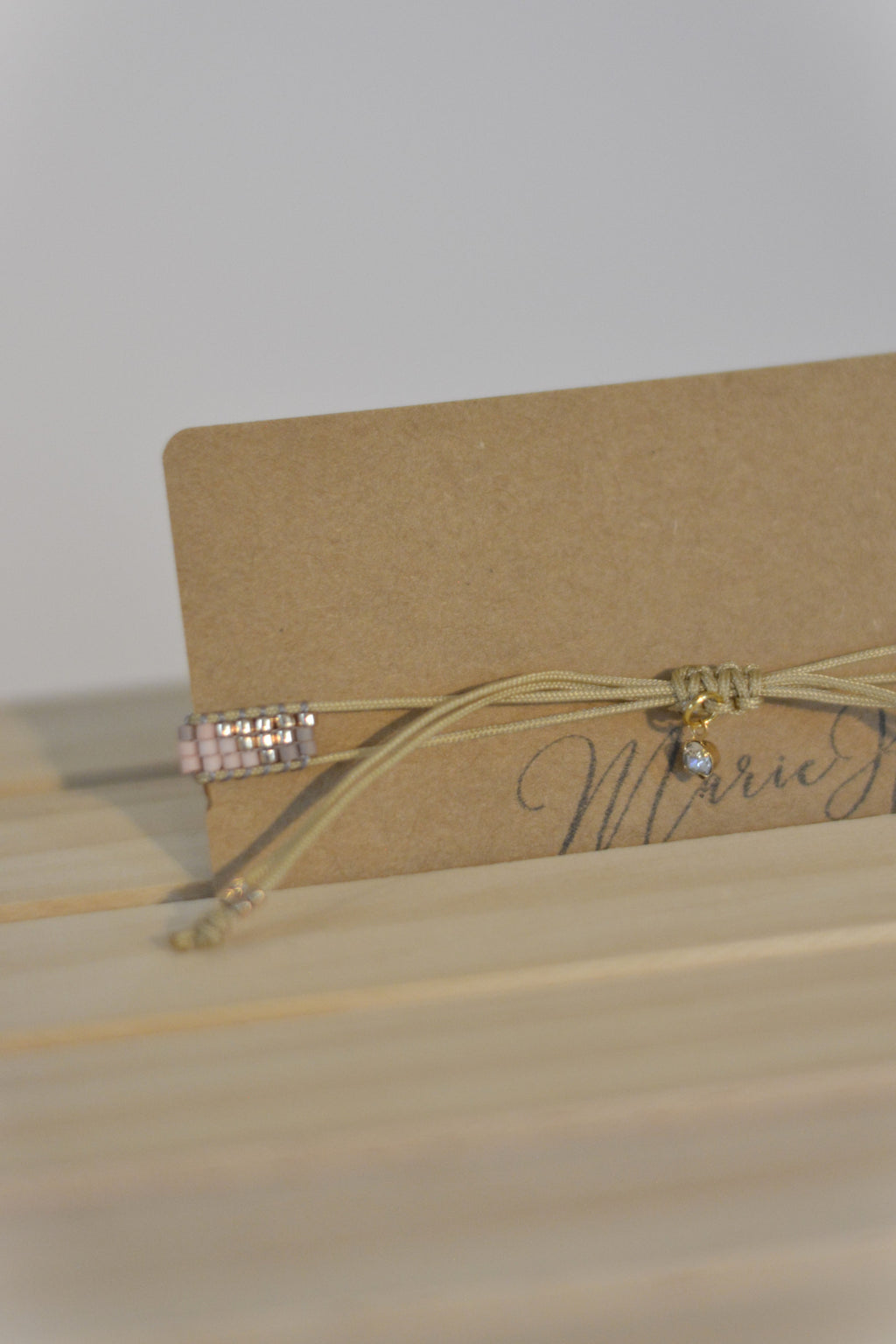 Minimalistisches Miyuki-Armband – Boho-Stil mit Triangel-Muster
