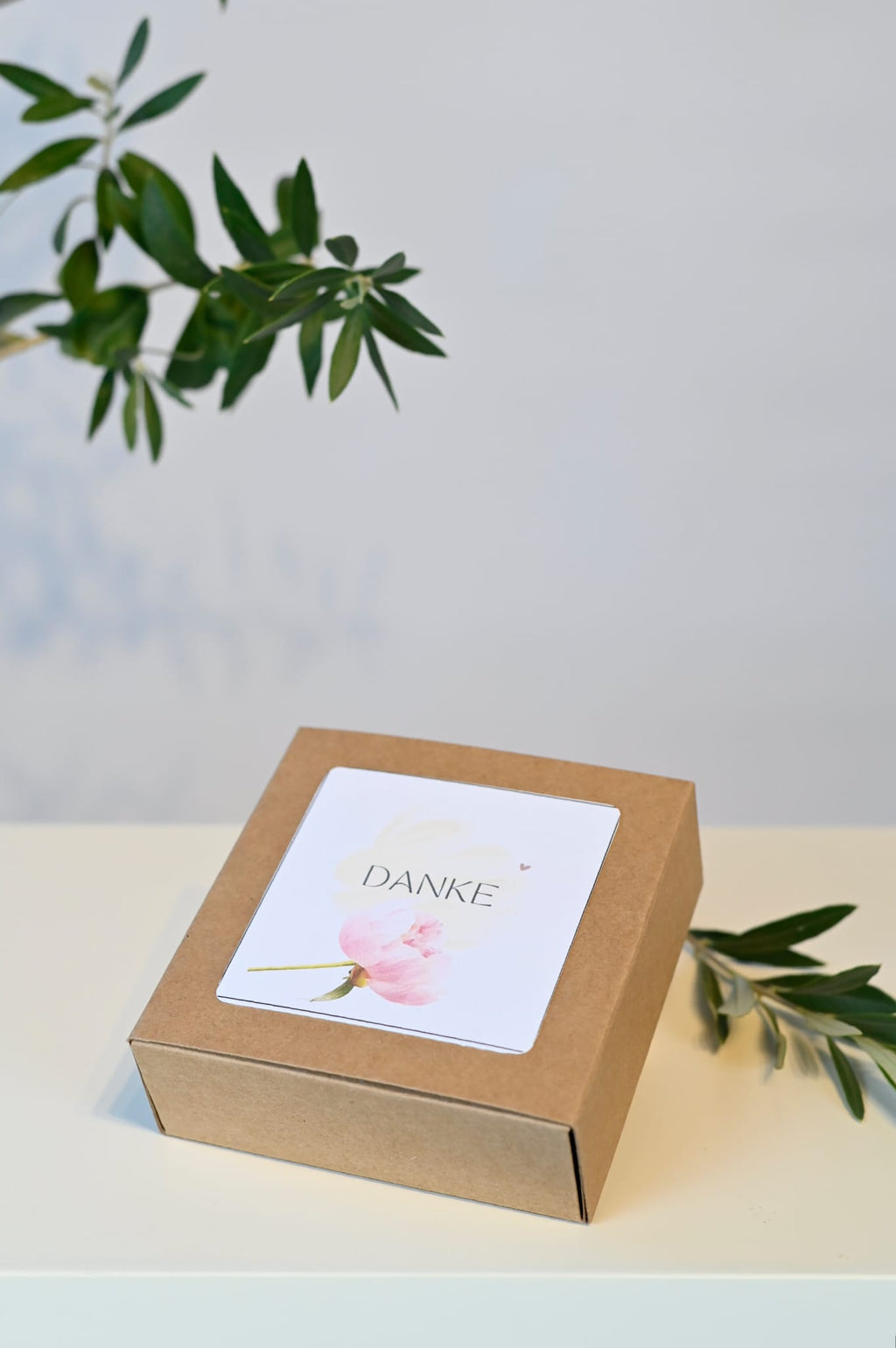 Kette - Geschenk für Deine Hebamme - Pfingstrose inkl. Geschenkverpackung