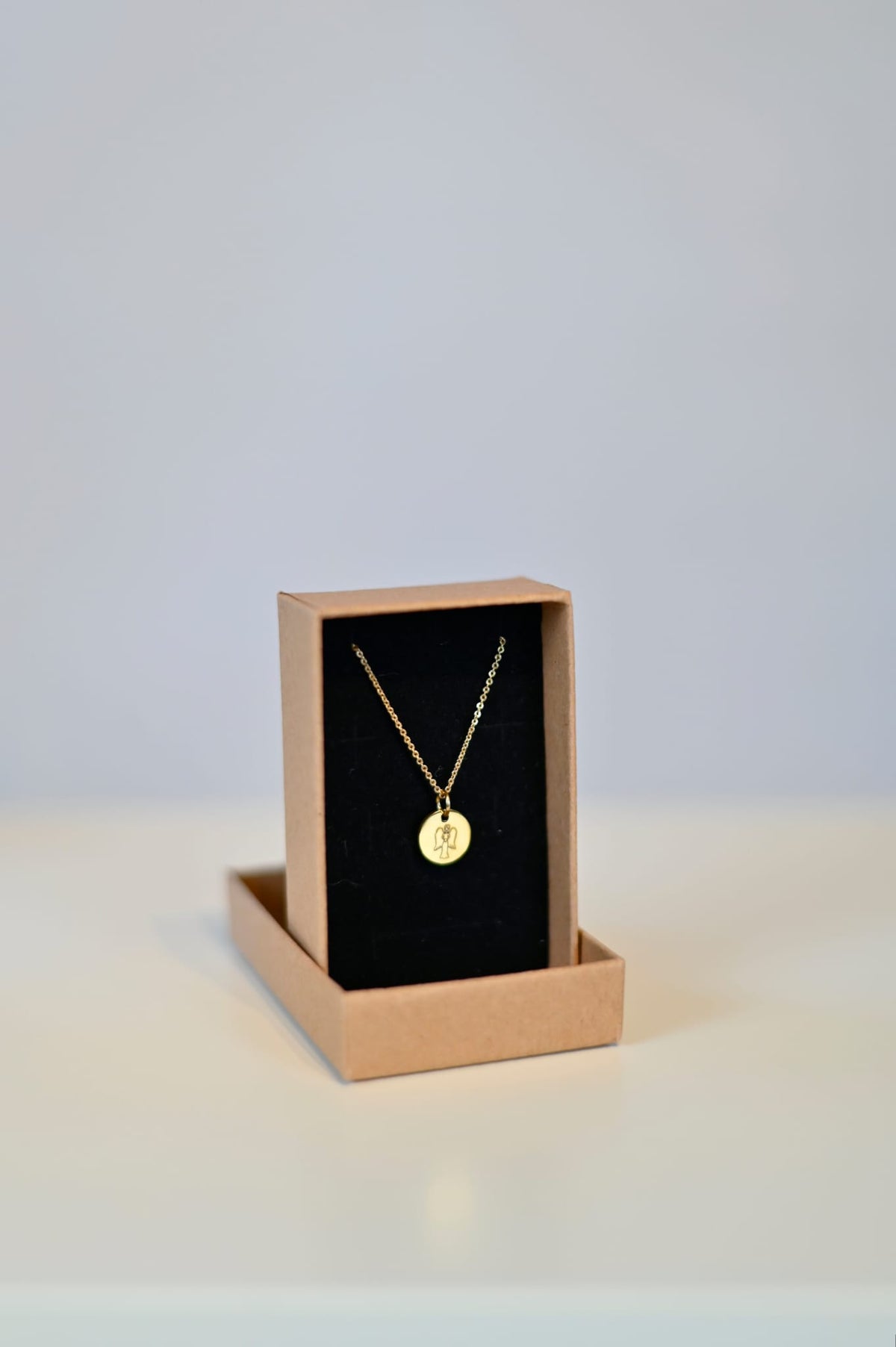 Taufkette Engel - Geschenkpaket inkl. Karte und Halskette / Personalisierung möglich