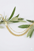 Gliederarmband floral - doppelt Edelstahl wasserfest