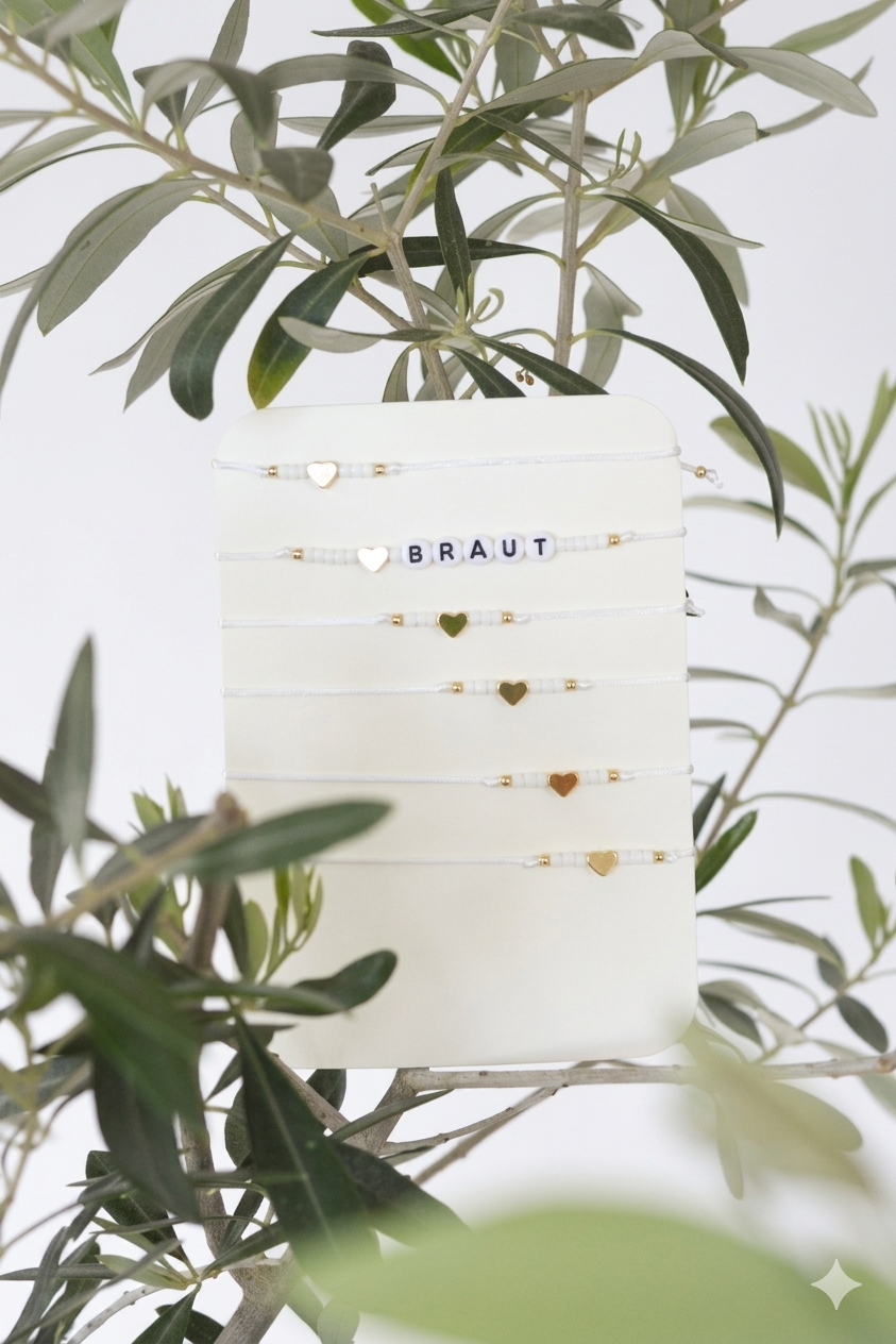 JGA Armbänder - Junggesellinnenabschied Teamarmbänder Braut