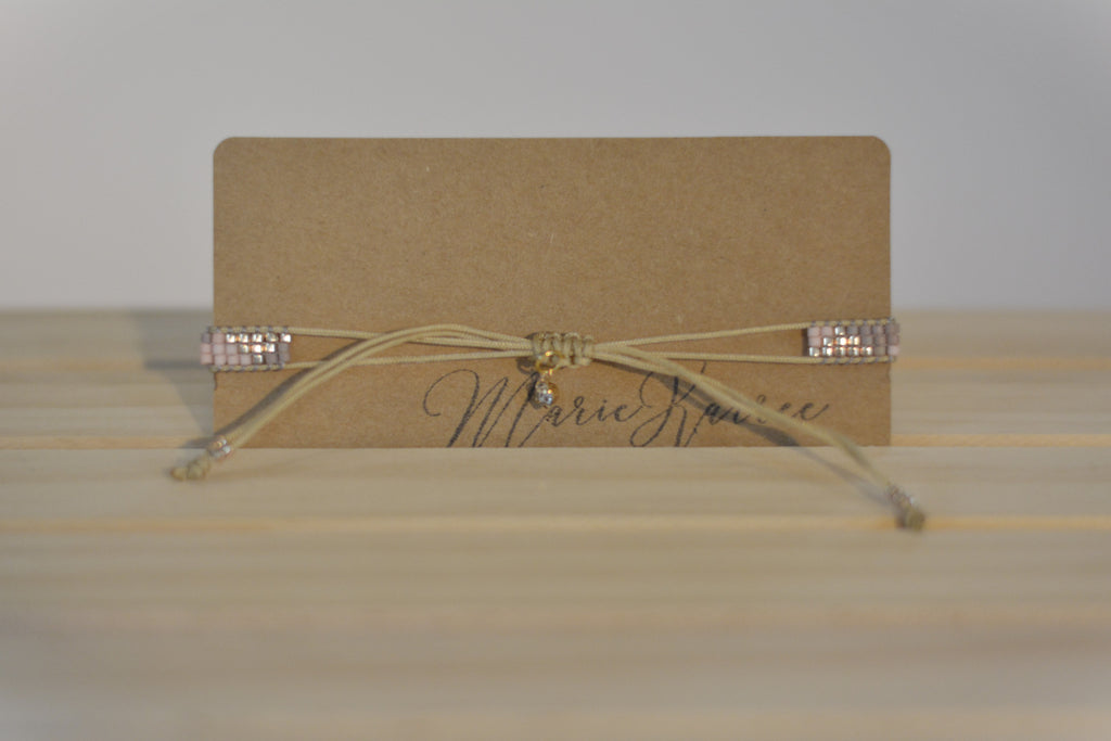 Minimalistisches Miyuki-Armband – Boho-Stil mit Triangel-Muster