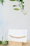 bunte Fußkette - hängende bunte Gliederkette